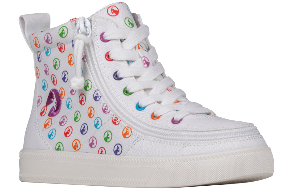 Classic Lace High Rainbow Polka