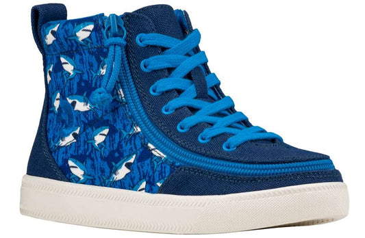 Classic Lace High Blue Sharks