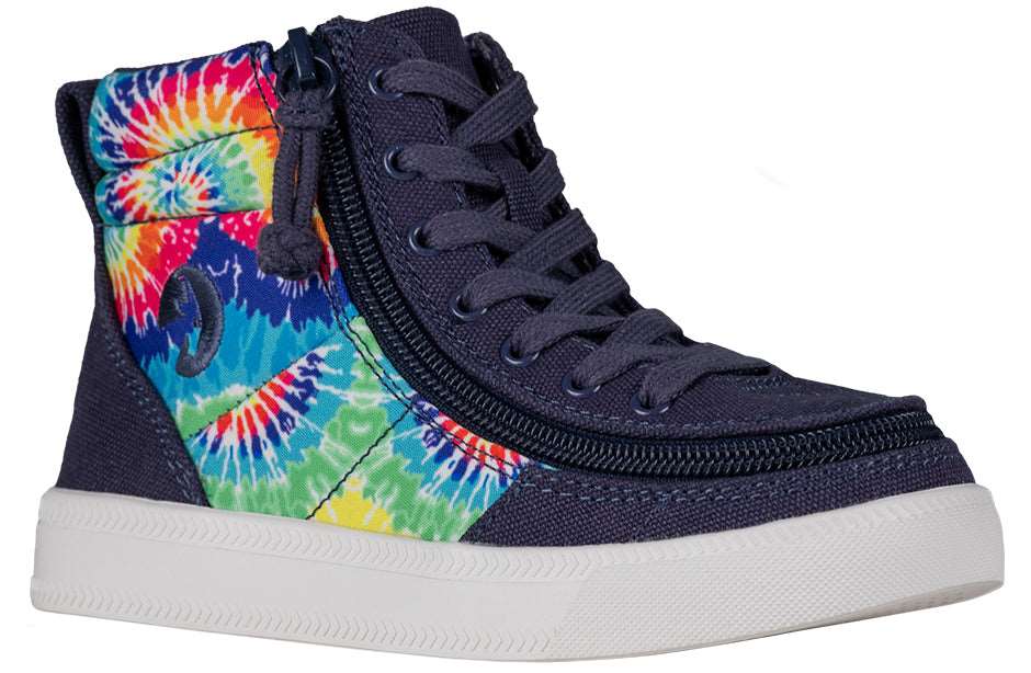 Street High Tops Tie Dye Navy
