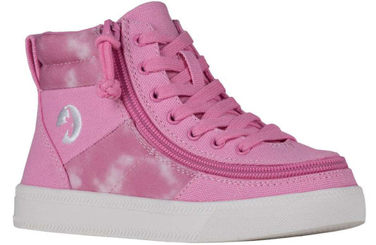Street High Tops Tie Dye Pink