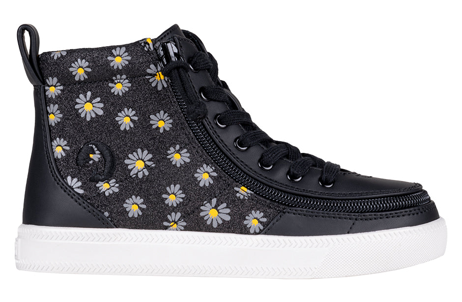 Leather Classic Lace High Black Daisy