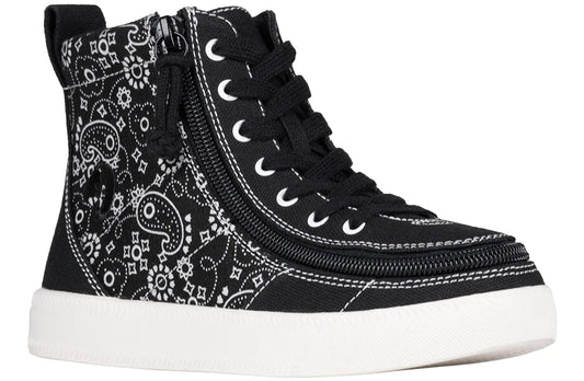 Classic Lace High Paisley Black