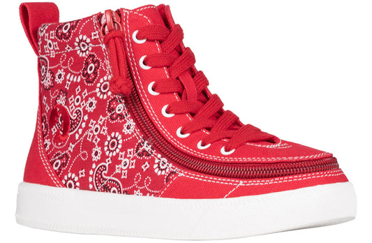 Classic Lace High Paisley Red