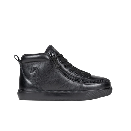 Classic High Top Goat AFO-Friendly Black Leather